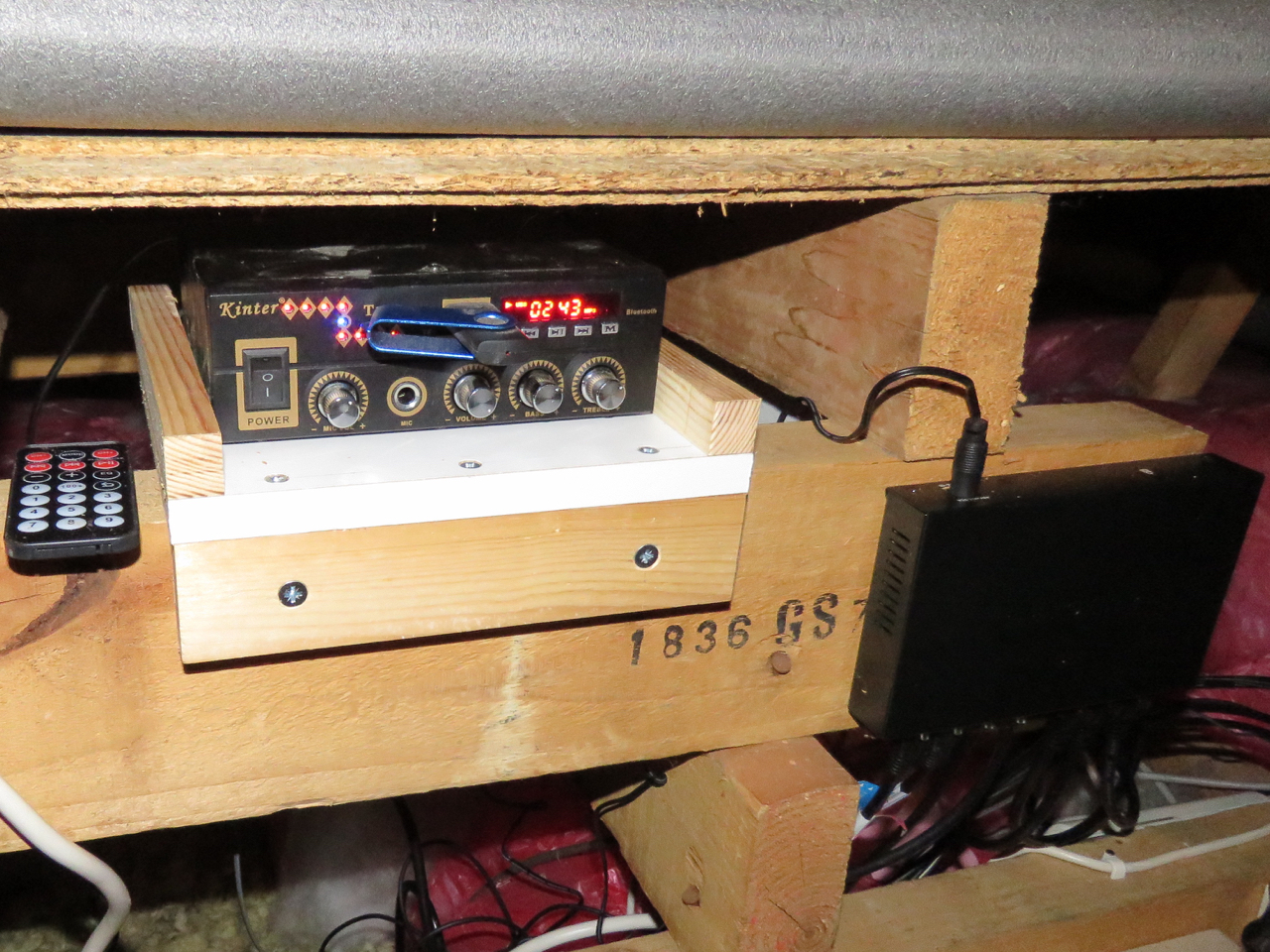 The kitter amplifier in our loft